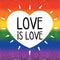 Love Is Love Rainbow Galaxy Book 12in Skin